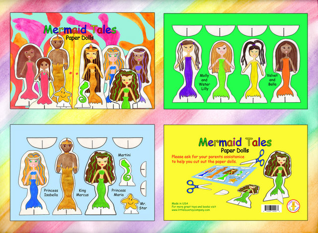 Mermaid Tales Book close up